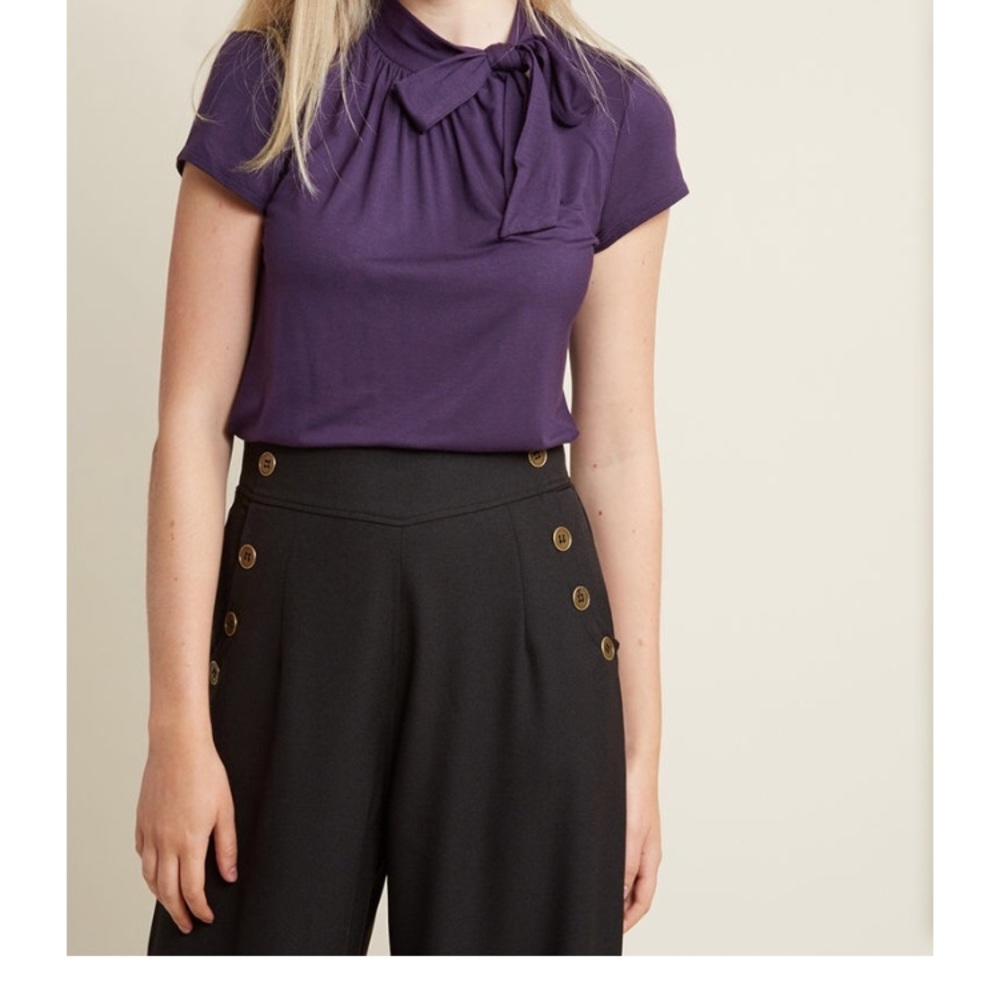 ModCloth Advert your attention knit royal purple